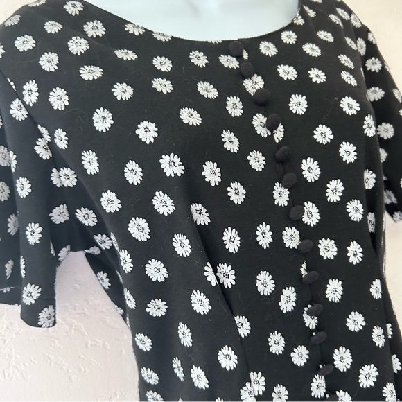 TOWER HILL VINTAGE 90s Y2K Daisy Floral Romper Size 10 / M - Picture 2 of 14